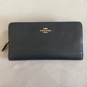 Coach Skinny Wallet, Black